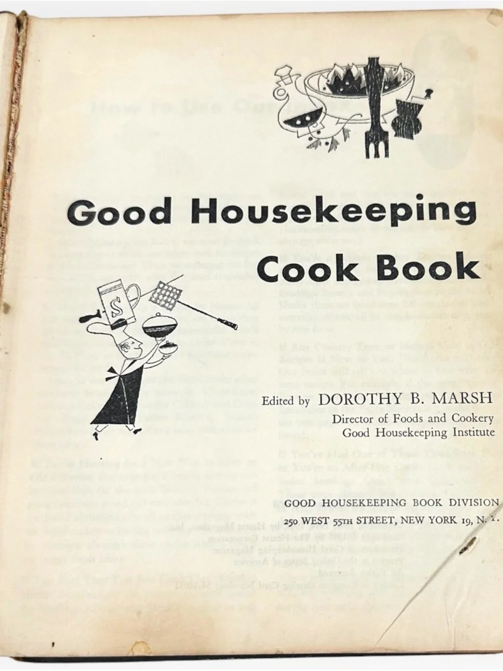 Vintage 1958 Good Housekeeping Cook Book Dorothy B. Marsh HC 7th Printing